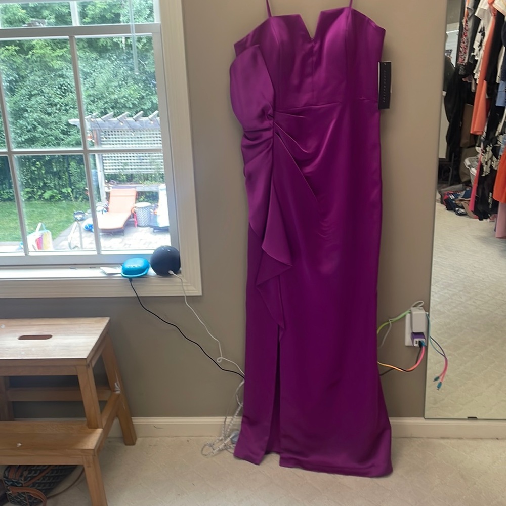 Aidan Mattox dark magenta dress, MOB dress/prom/gala NWT